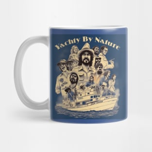 Yachty By Nature Yacht Rock Sailing Nautical Mug